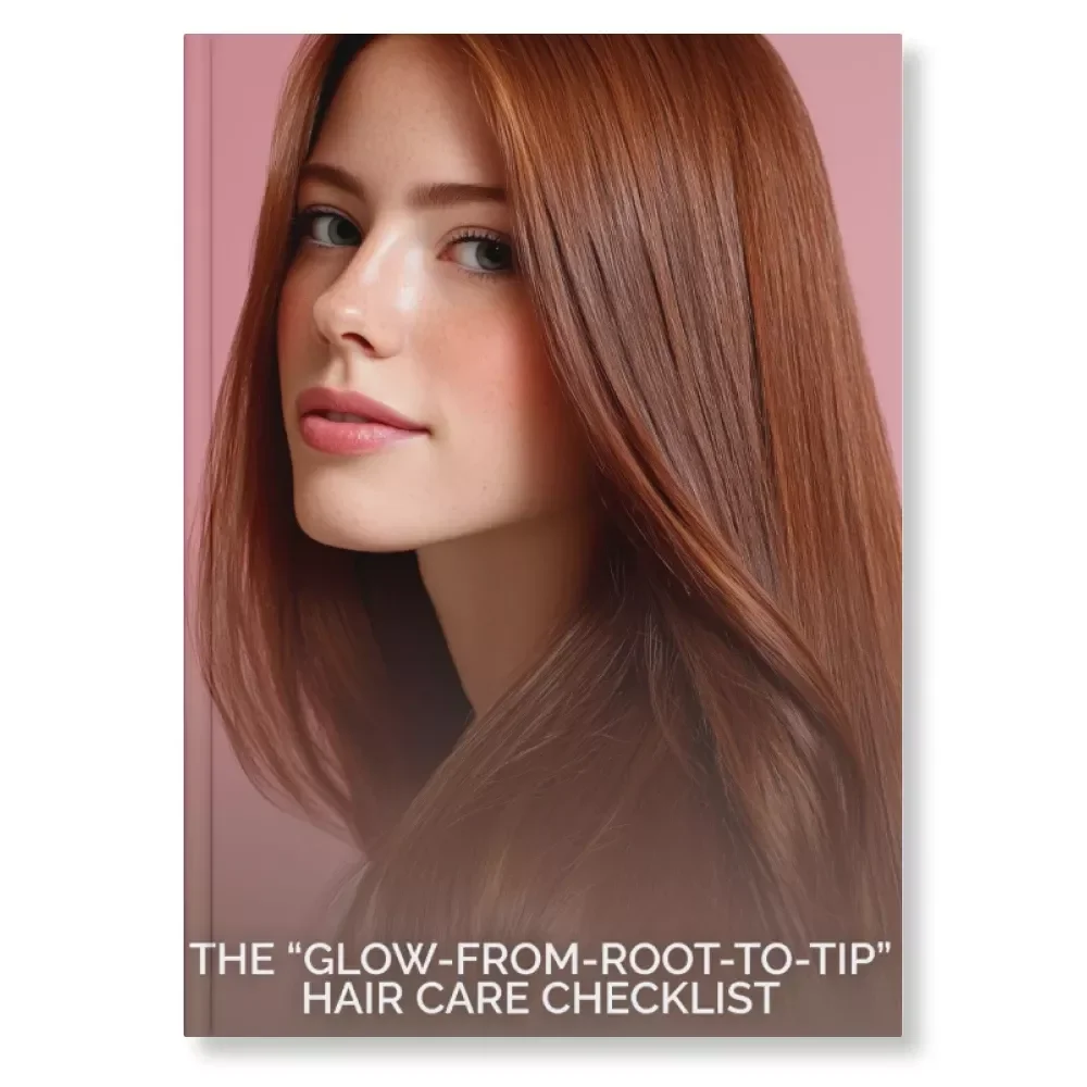 The “Glow-From-Root-to-Tip” Hair Care Checklist | Clean Beauty Guide for Choosing Hair Care Products with Clean Ingredients | Printable Digital Download for Conscious Hair Lovers