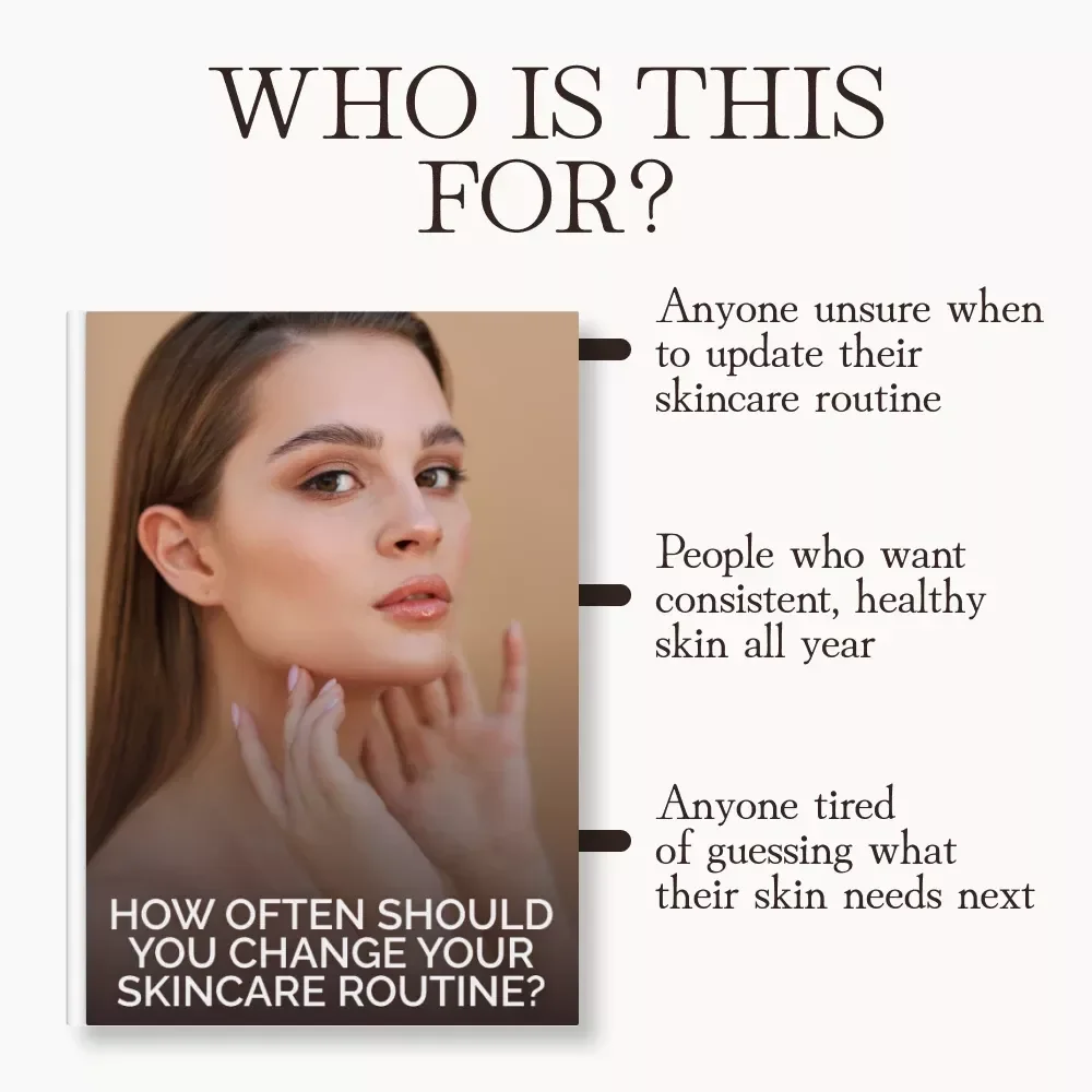 How Often Should You Change Your Skincare Routine | Printable Checklist | Skincare Routine Guide | Self-Care Digital Download | Skincare eBook for Healthy Skin Glow | “Change or Chill?” Skincare Audit