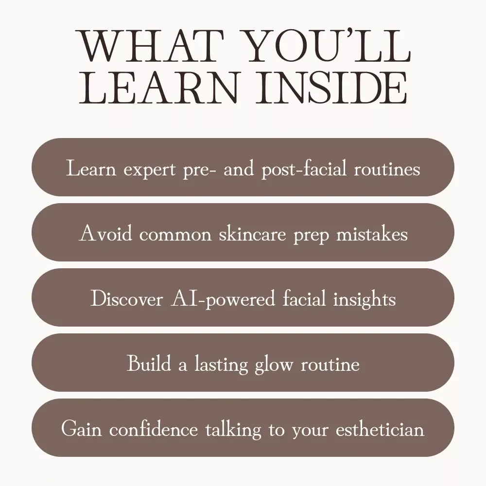 Preparing for a Professional Facial Treatment | Digital Guide for Skincare Enthusiasts | How to Prepare for a Professional Facial Treatment | Skincare eBook for Glowing Results