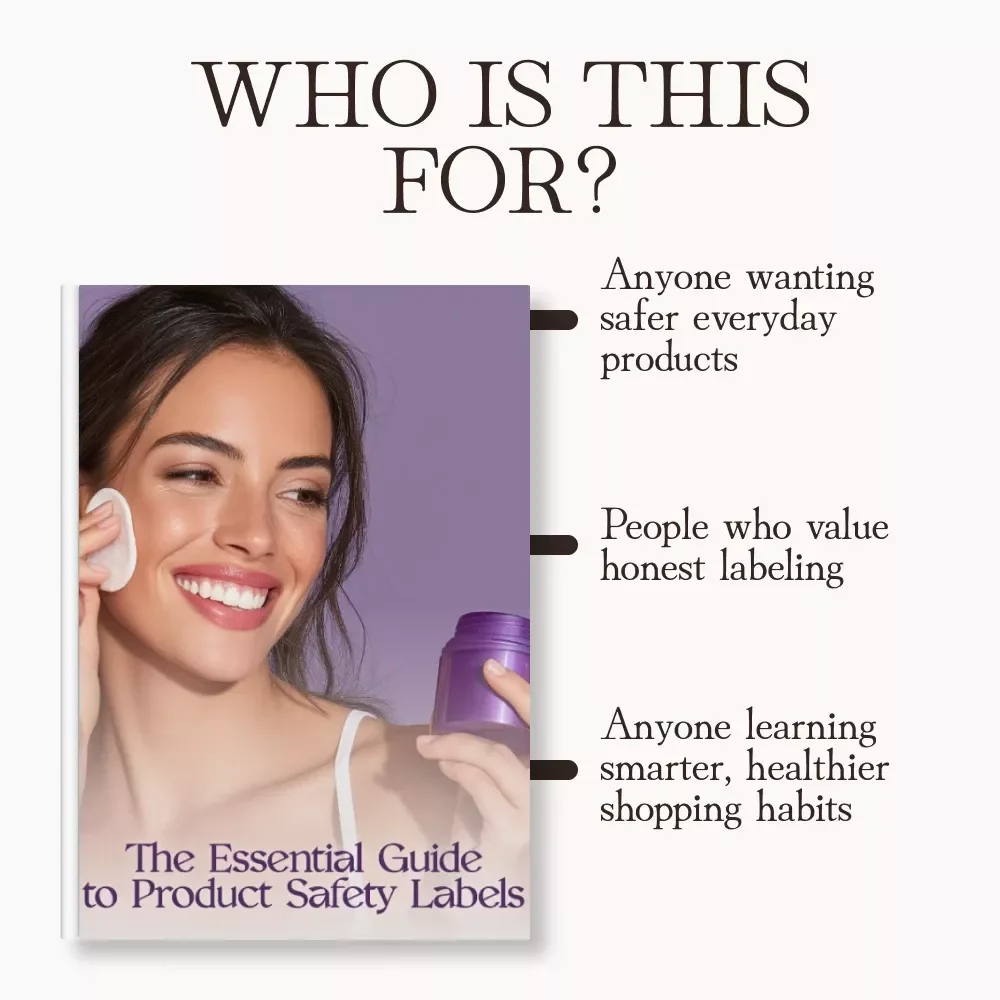 The Essential Guide to Product Safety Labels | How to Assess Product Safety from Labels (Parabens, Phthalates & More) | Digital Download eBook for Conscious Consumers