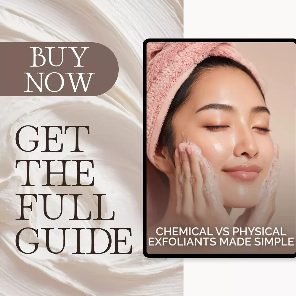 Chemical vs Physical Exfoliants Made Simple | Skincare Guide for Glowing, Smooth Skin | When Should I Use Chemical Exfoliants vs Physical Exfoliants?