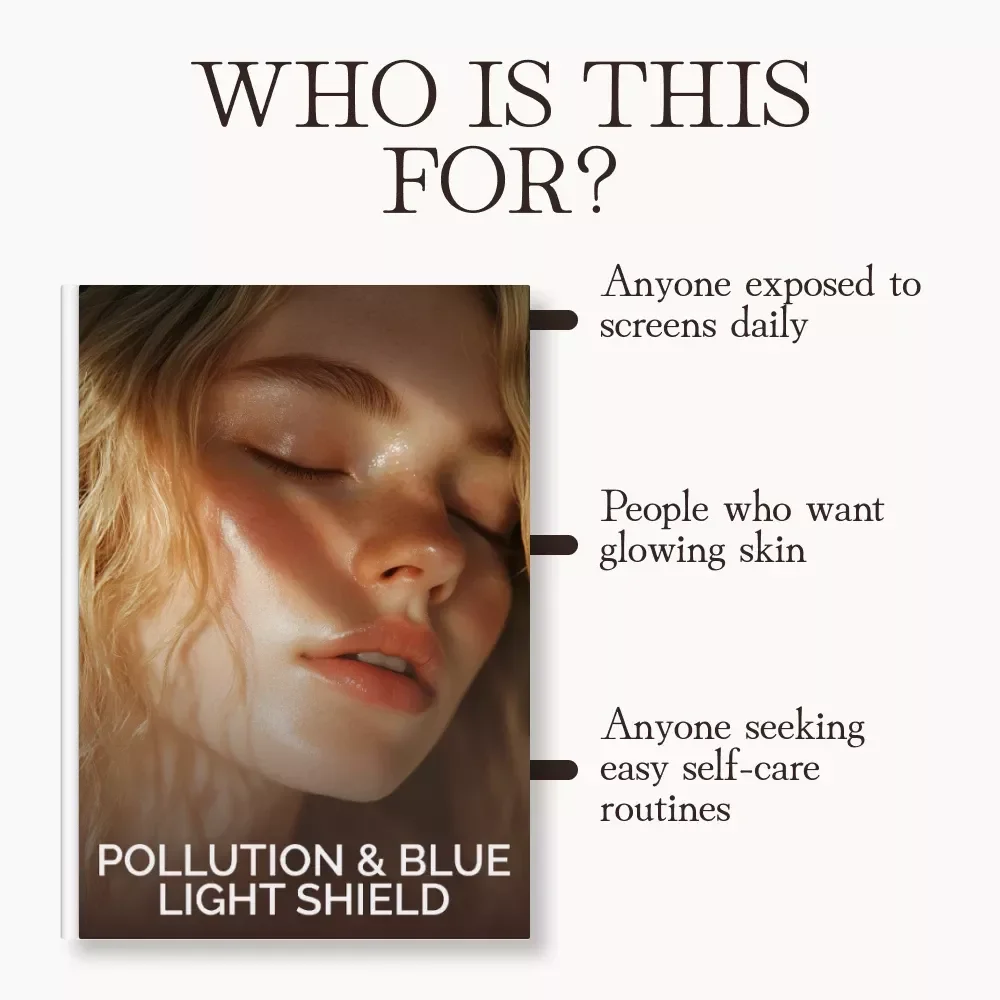 Pollution & Blue Light Shield Checklist | Ultimate Digital Guide to How to Protect Skin from Pollution and Blue Light | Skincare Routine eBook for Glowing, Protected Skin
