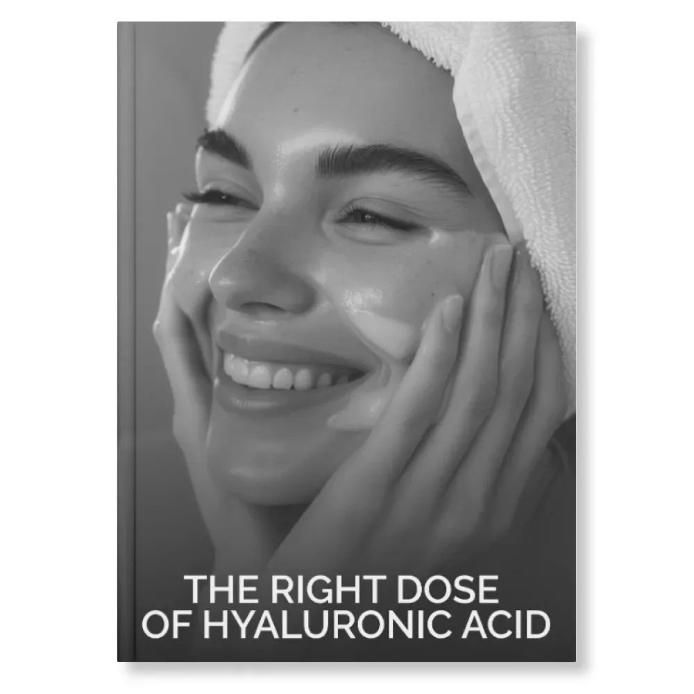 The Right Dose of Hyaluronic Acid | Ultimate Guide to What Is Hyaluronic Acid and How Much Do You Need | Glow Skin eBook & AI Beauty Prompts