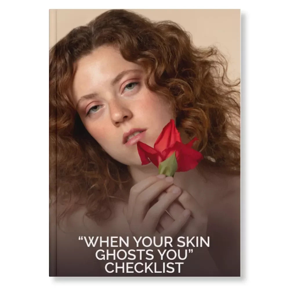 “When Your Skin Ghosts You” Checklist | What to Do When Your Skin Stops Responding to Products | Digital Skincare Reset Guide for Glowing Skin