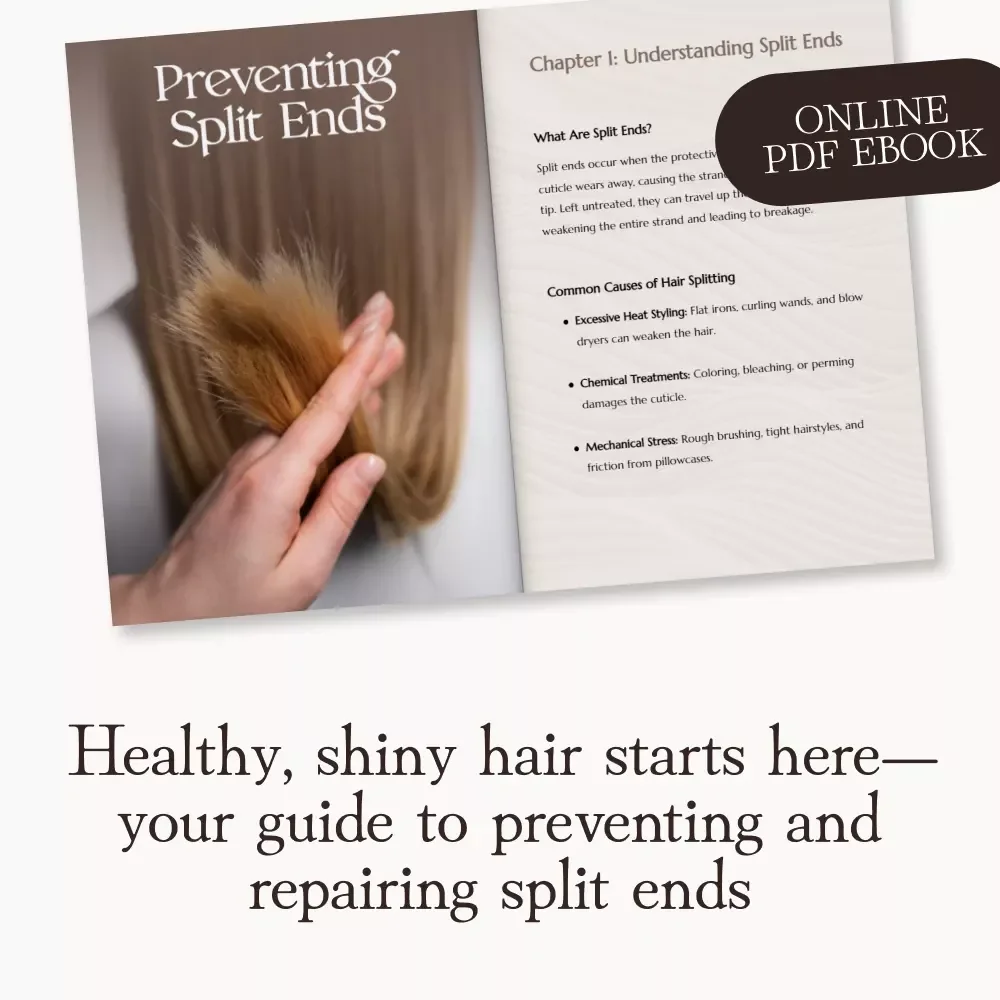 Preventing Split Ends | How to Prevent Split Ends eBook | Digital Hair Care Guide for Strong, Healthy Hair