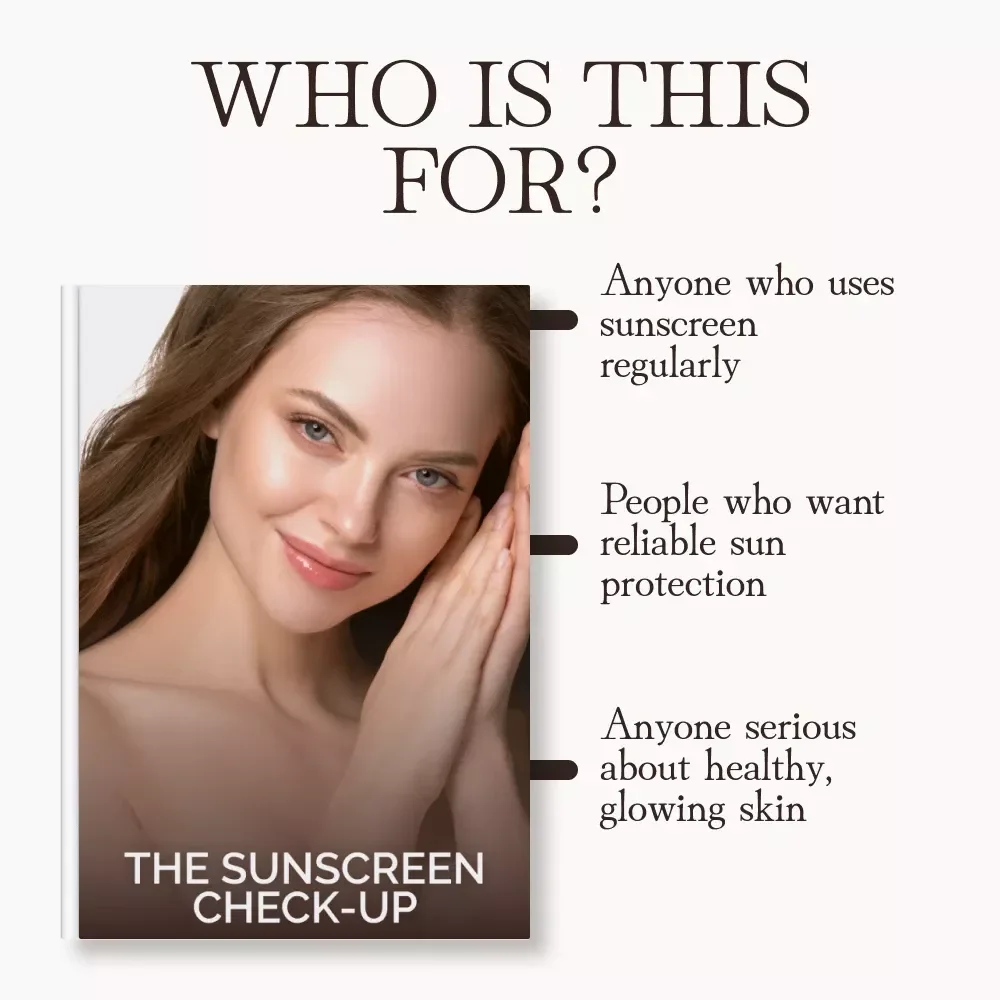 The Sunscreen Check-Up | Printable Skincare Checklist | How to Know If Your Sunscreen Is Still Effective | Summer SPF Expiration & Freshness Guide