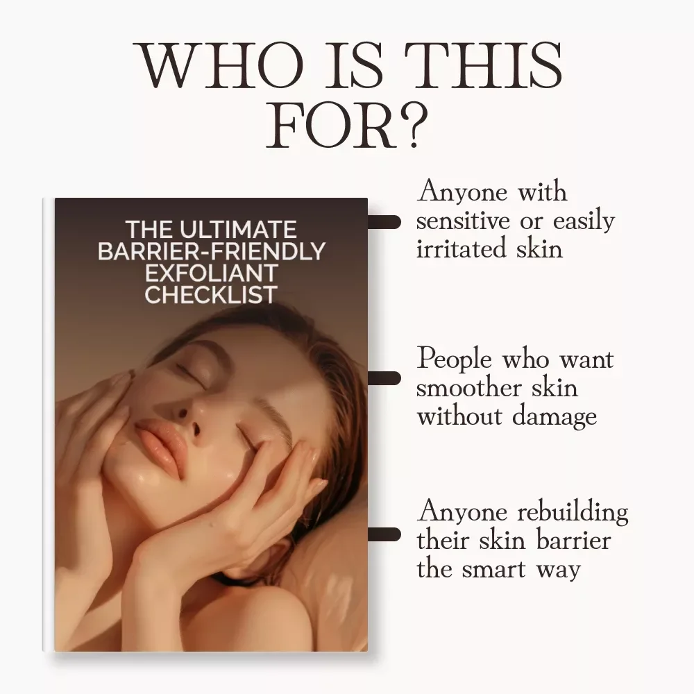 The Ultimate Barrier-Friendly Exfoliant Checklist ✨ | Digital Skincare Guide for Healthy, Glowing Skin | What Are Barrier-Friendly Exfoliants Printable PDF