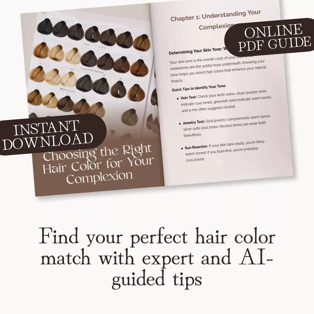 Choosing the Right Hair Color for Your Complexion | Digital Guide for Perfect Shade Matching | How to Choose the Right Hair Color for Your Complexion eBook