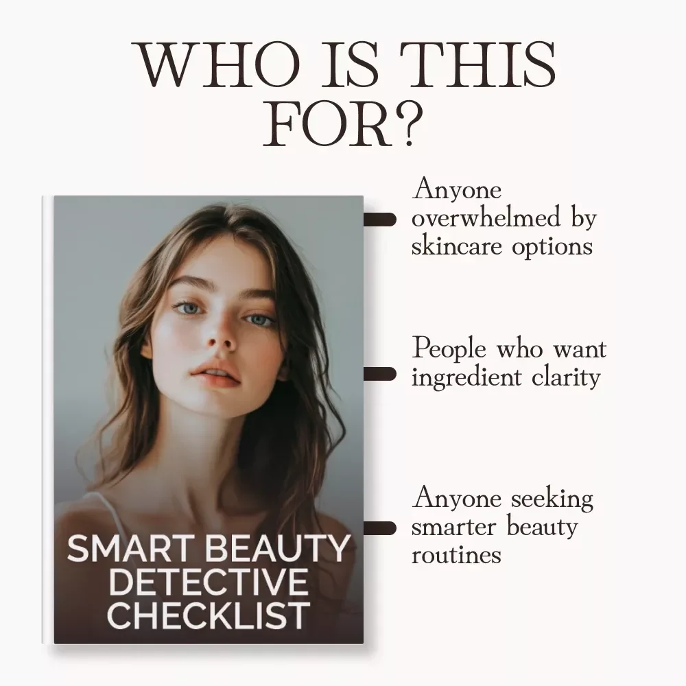 Smart Beauty Detective Checklist | Digital Download for Skincare Lovers | How to Use AI to Compare Product Ingredients | Beauty Analysis Guide for Smarter Shopping