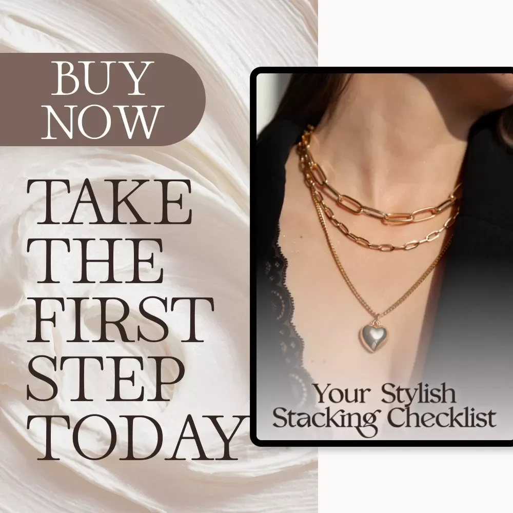 Your Stylish Stacking Checklist | Digital Necklace Layering Guide for Effortless Jewelry Styling, Layered Necklace Tips, Fashion Accessory eBook for Chic Women