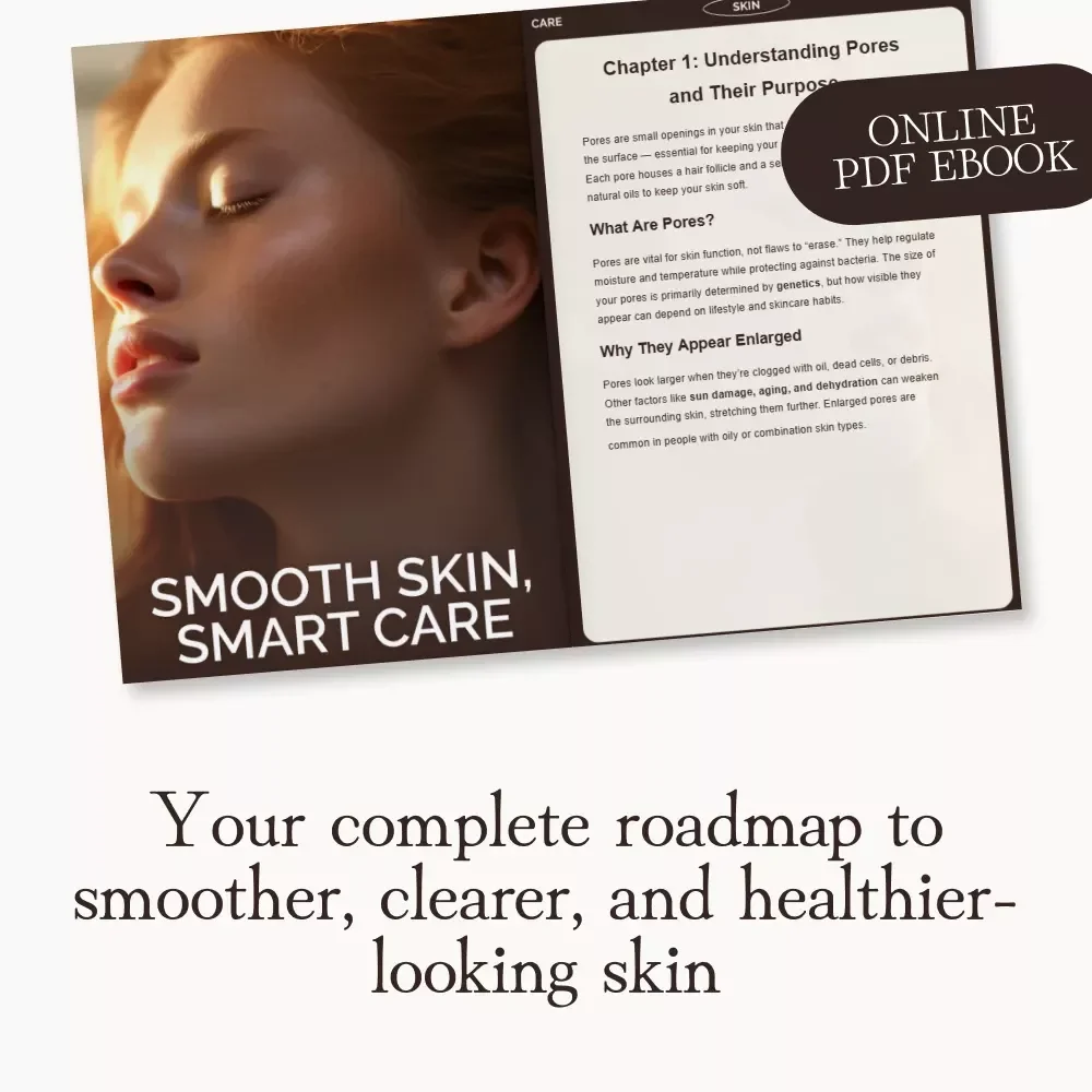 Smooth Skin, Smart Care | Skincare eBook for Flawless Skin | Tips for Minimizing Pores with Skincare | Digital Download Guide for Radiant, Poreless Glow