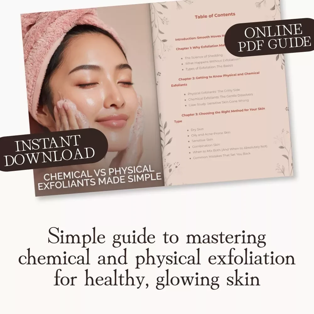Chemical vs Physical Exfoliants Made Simple | Skincare Guide for Glowing, Smooth Skin | When Should I Use Chemical Exfoliants vs Physical Exfoliants?
