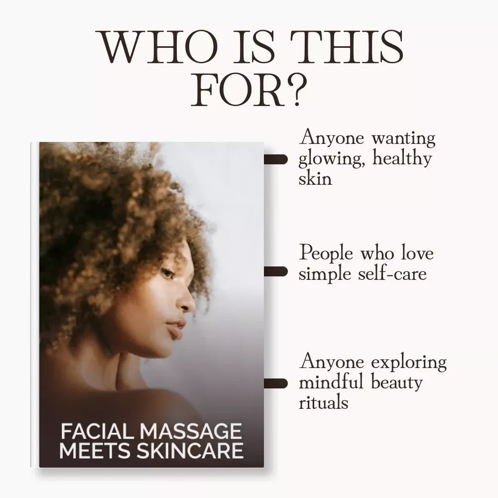 Facial Massage Meets Skincare – Printable Checklist for Glowing Skin | Digital Download | Tips for Combining Facial Massage with Skincare Products | Self-Care & Beauty Routine Guide