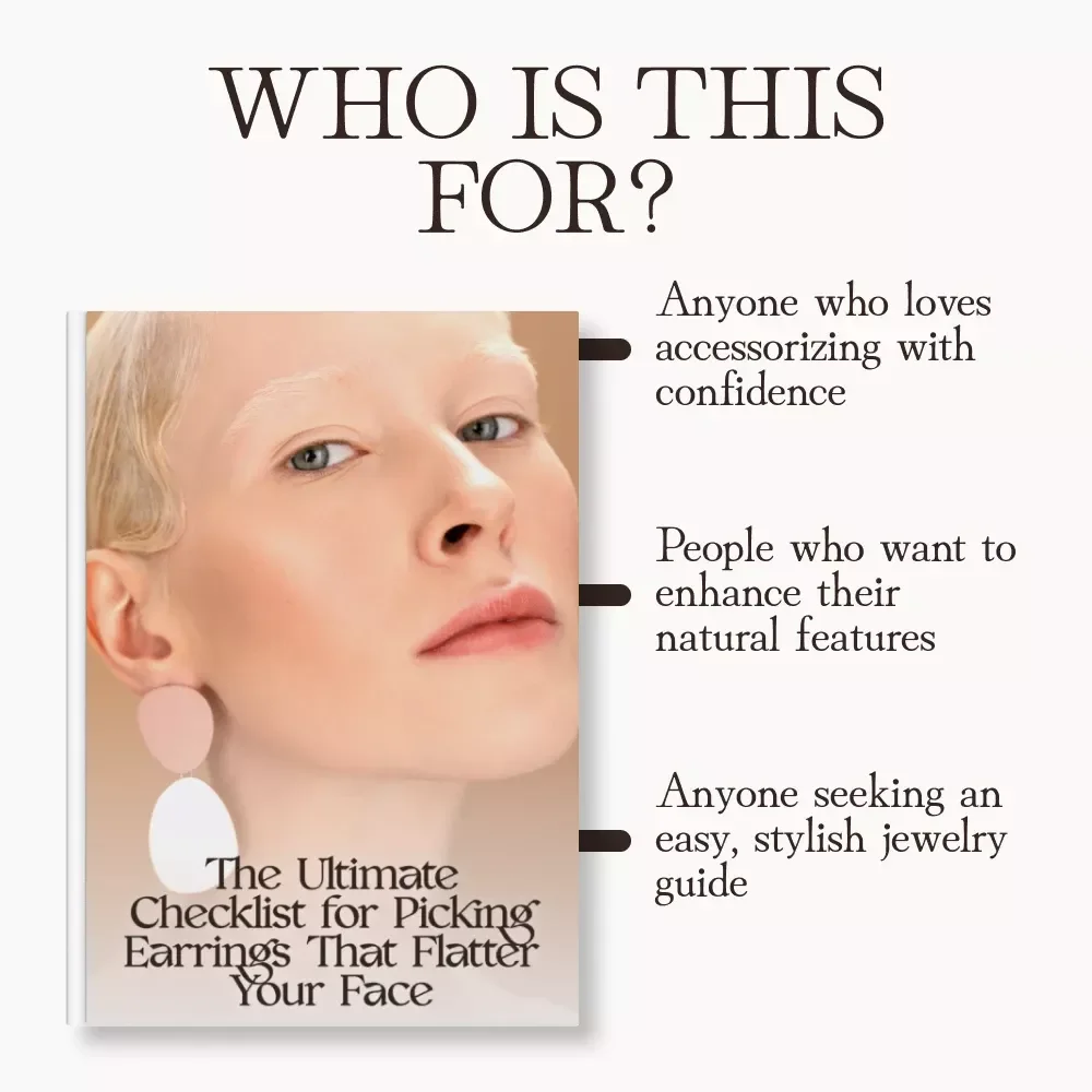 The Ultimate Checklist for Picking Earrings That Flatter Your Face | Printable eBook | Digital Style Guide | Face Shape Jewelry Tips | Instant Download