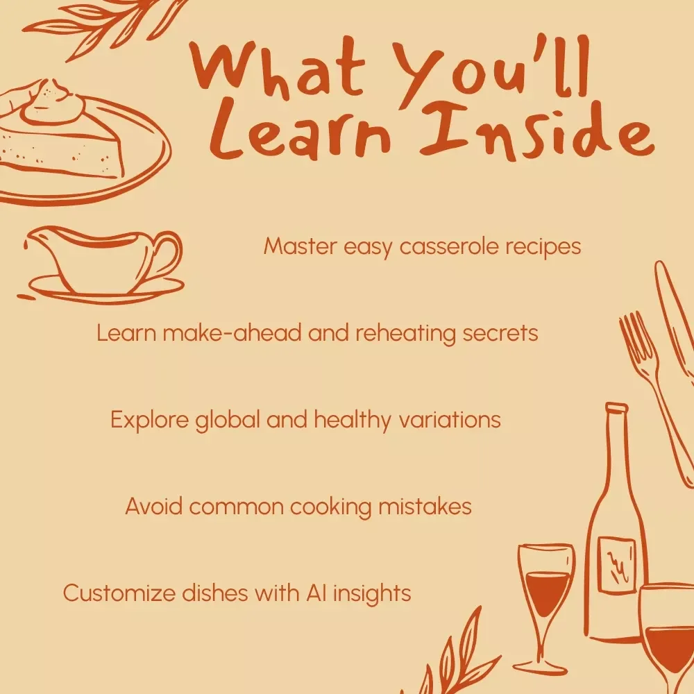 Bring the Warmth Home with Thanksgiving Casseroles | Digital Recipe Guide for Delicious thanksgiving casserole recipes, Comfort Classics & Creative Twists