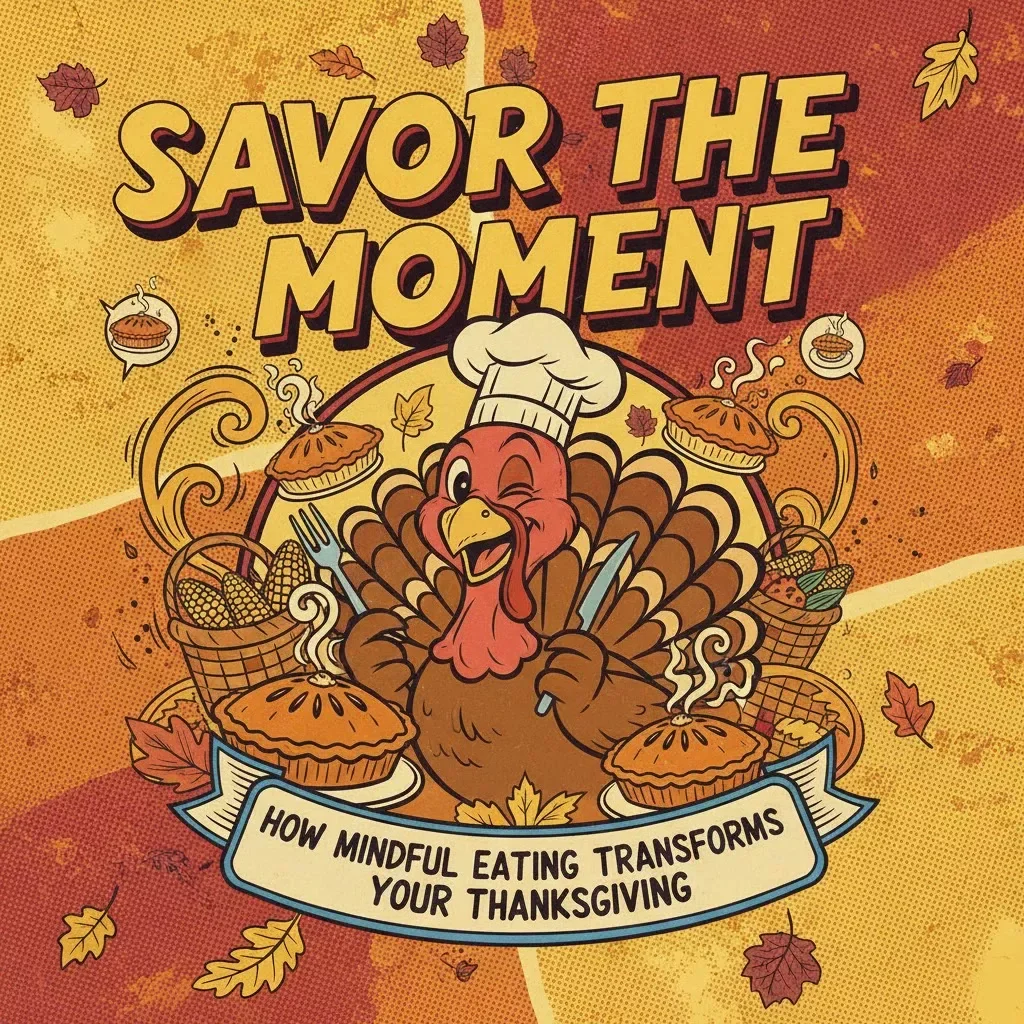 Savor the Moment: How Mindful Eating Transforms Your Thanksgiving | Digital Guide for Gratitude, Balance & Joy | Why Mindful Eating Improves Thanksgiving Experience
