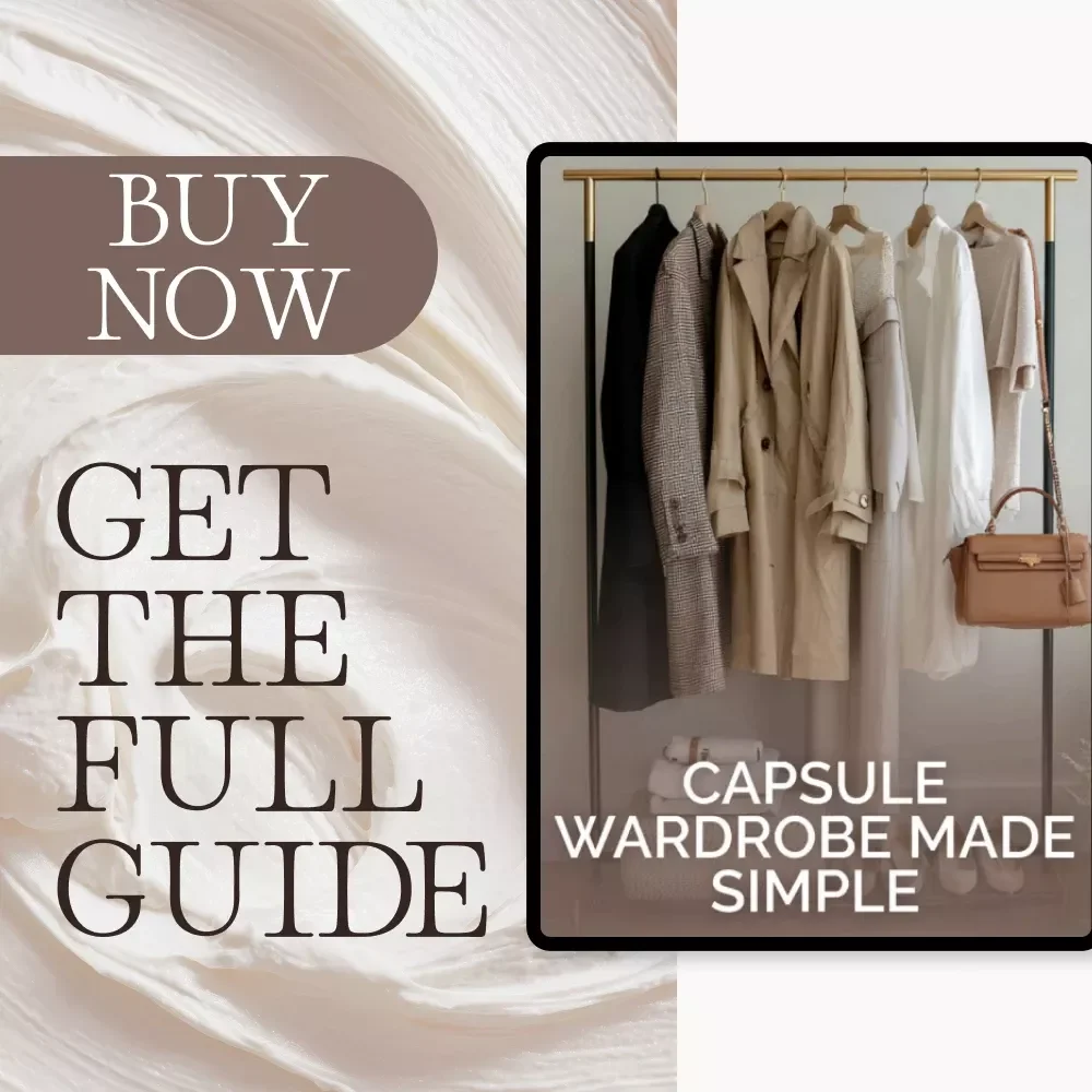Capsule Wardrobe Made Simple | Minimalist Fashion eBook | Digital Guide to Curating Your Timeless Style | AI-Powered Wardrobe Planner | Sustainable Closet Checklist Download