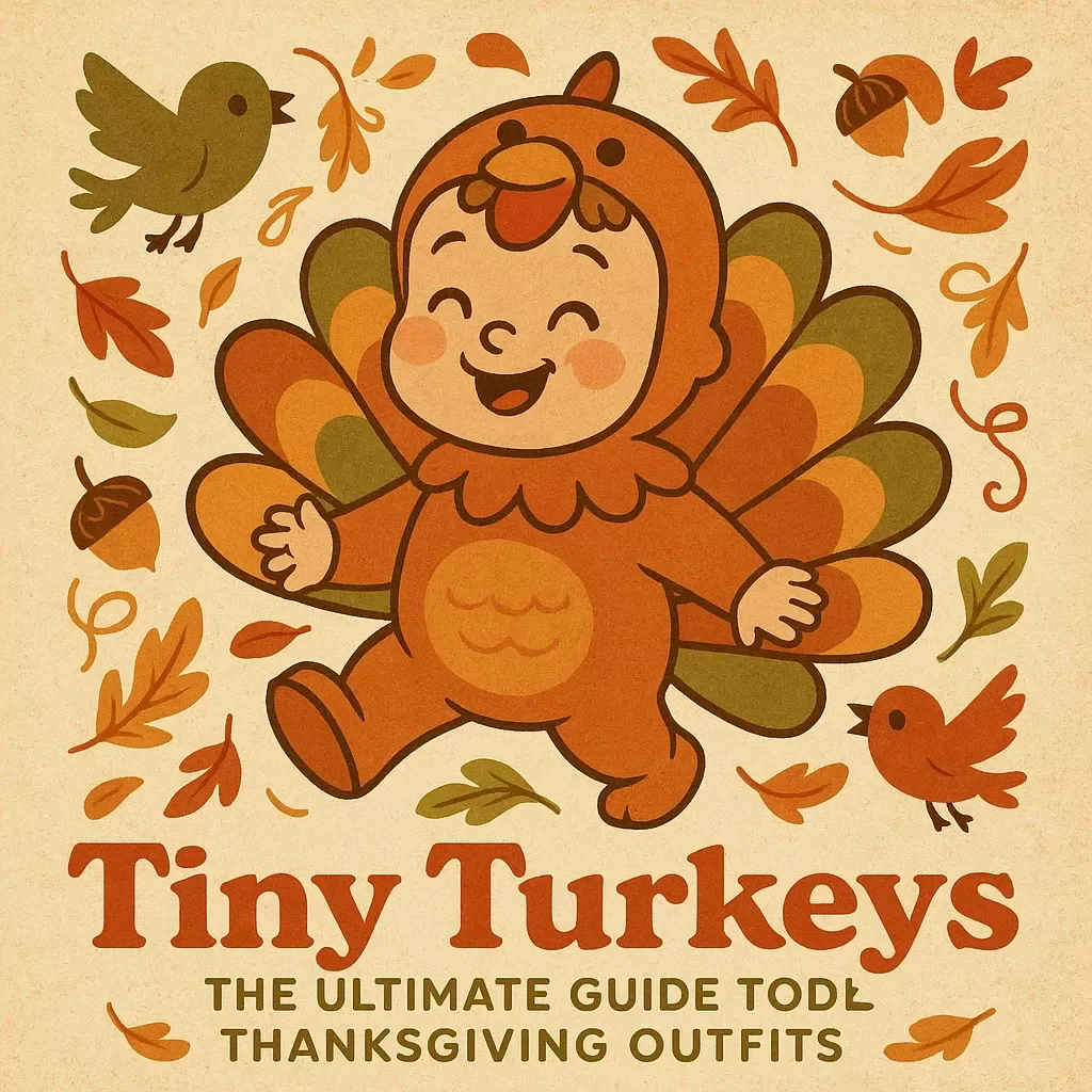 Tiny Turkeys: The Ultimate Guide to Toddler Thanksgiving Outfits | Digital Download eBook for Parents | Toddler Thanksgiving Outfit Ideas, DIY Tips & Holiday Inspiration
