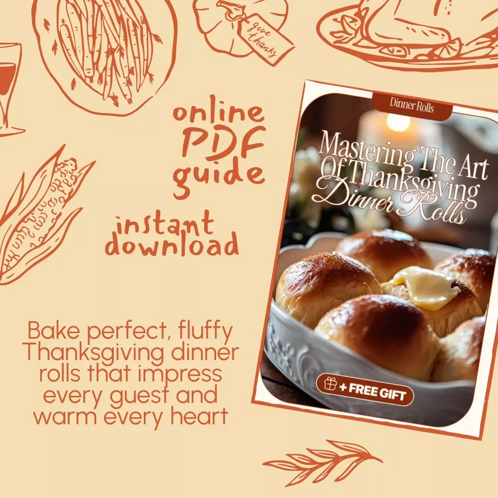 Mastering the Art of Thanksgiving Dinner Rolls | Holiday Bread Baking Guide | Digital Download eBook for Perfect Homemade Rolls