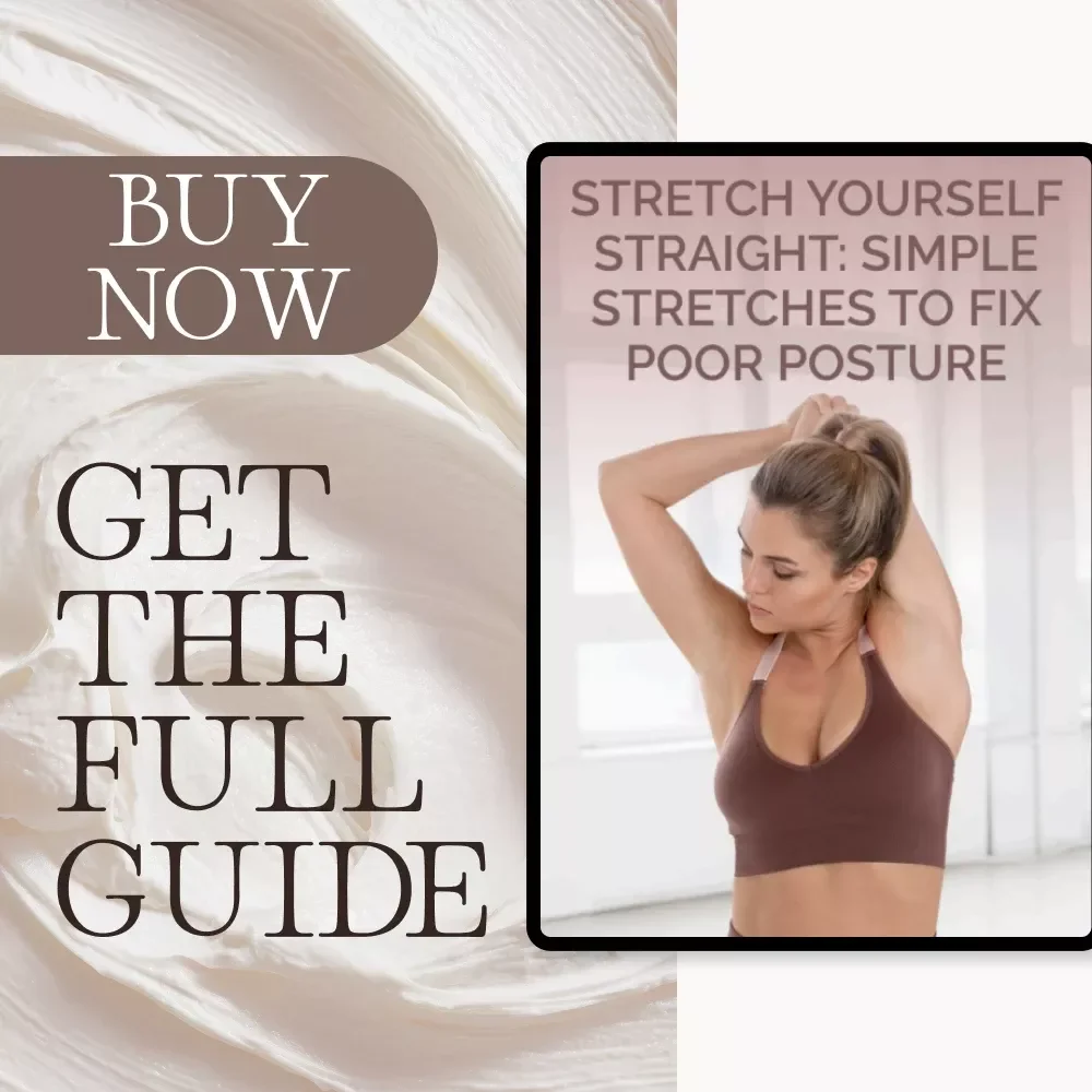 Stretch Yourself Straight: Simple Stretches to Fix Poor Posture | Digital Posture Correction eBook | Printable Posture Guide, Wellness PDF, Fitness & Self-Care Download