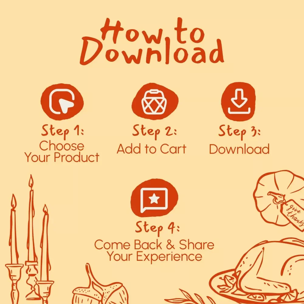 Gather & Give Thanks: A Heartfelt Guide to Family Thanksgiving | Celebrate Why Thanksgiving with Family | Digital Download eBook for Meaningful Traditions & Grateful Gatherings