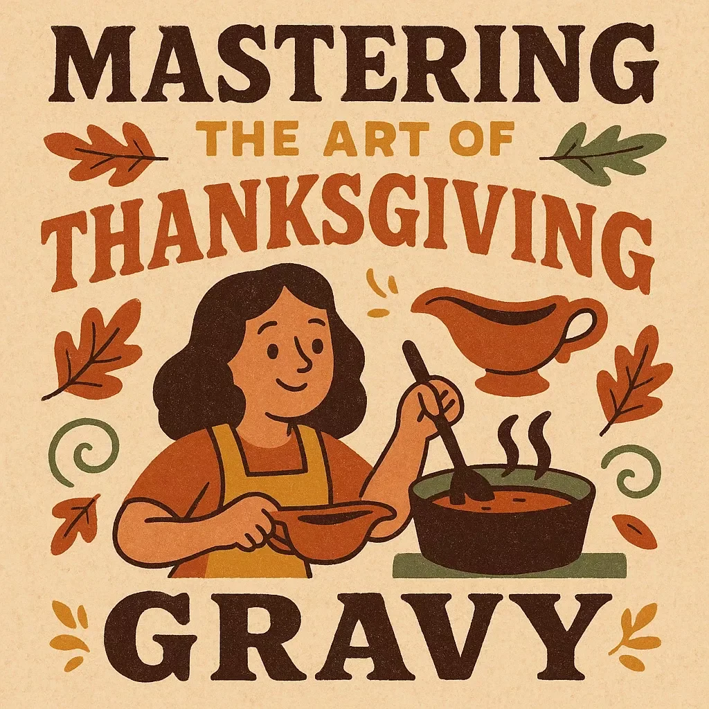 Mastering the Art of Thanksgiving Gravy | Ultimate Thanksgiving Gravy Recipe Guide for Perfect Holiday Sauce | Digital Download eBook & Printable Kitchen Companion