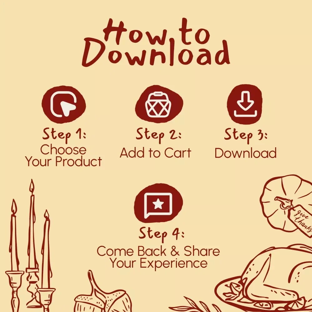 Gobble Your Way to Health – Holiday Wellness Checklist | Stay Fit, Energized & Mindful During Festive Feasts | How to Stay Healthy During the Holidays Digital Download