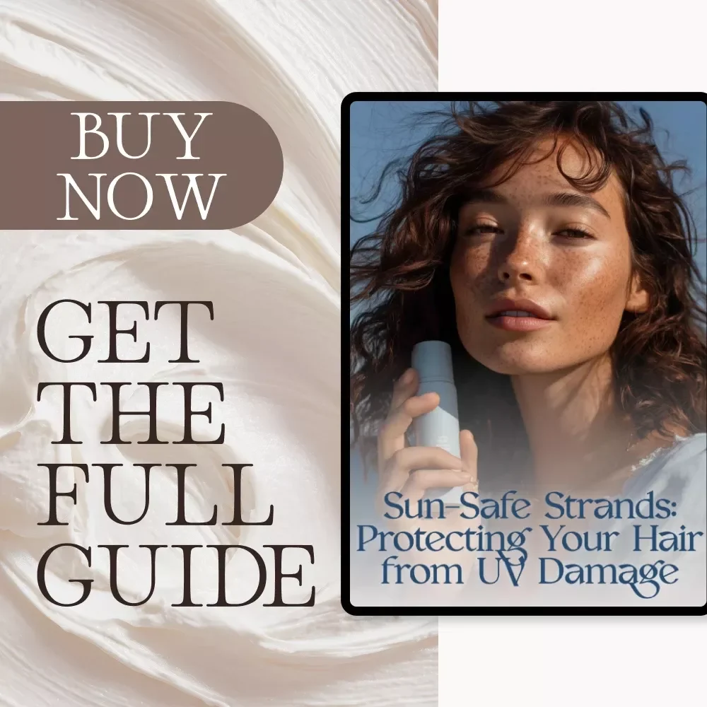 Sun-Safe Strands: Protecting Your Hair from UV Damage | Ultimate Guide on How to Protect Hair from Sun Damage, Hair Care eBook, UV Protection Tips for Healthy Summer Hair