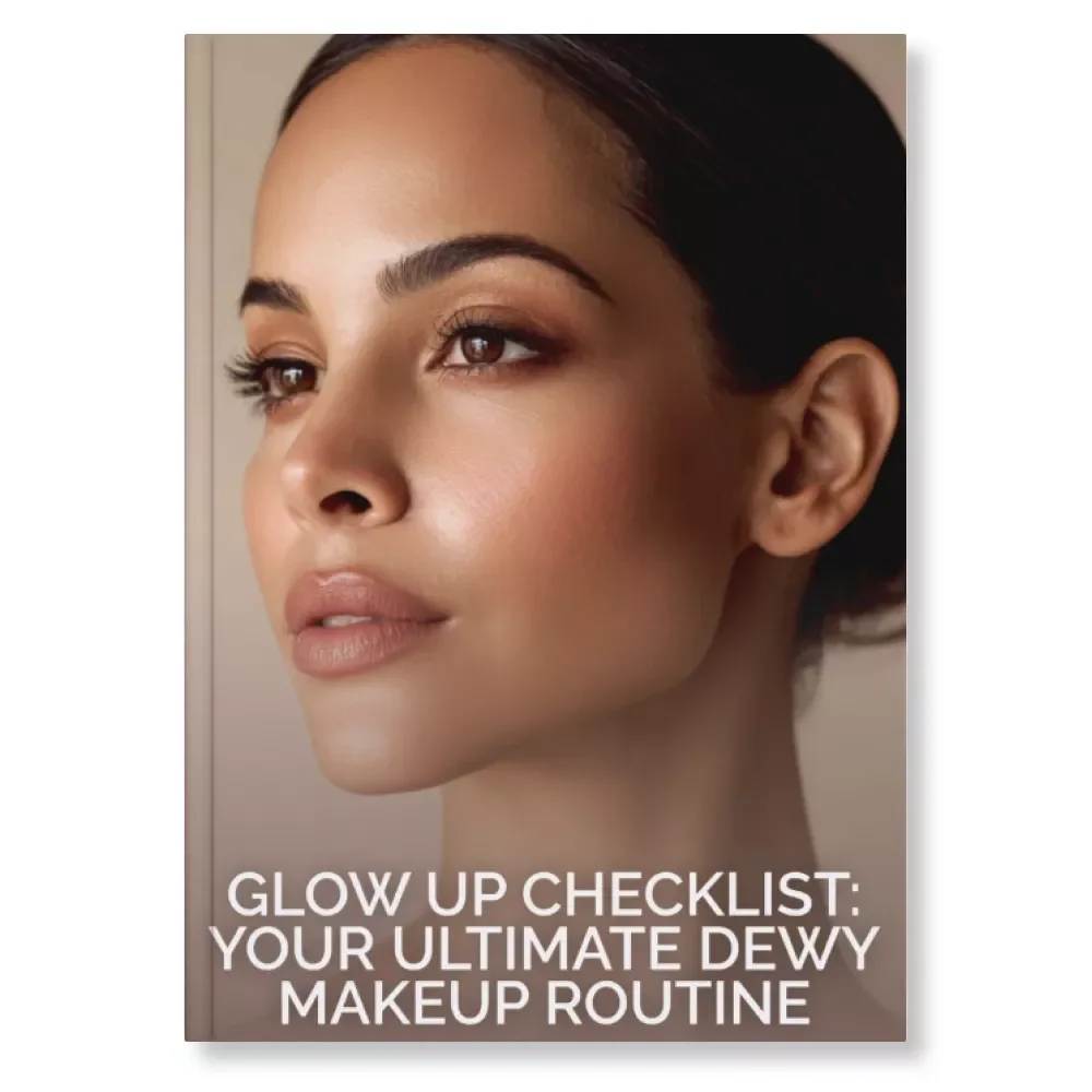 Glow Up Checklist: Your Ultimate Dewy Makeup Routine | Radiant Skin eBook | Flawless Glowy Makeup Guide | Hydrating Skin Prep & Beauty Routine Digital Download