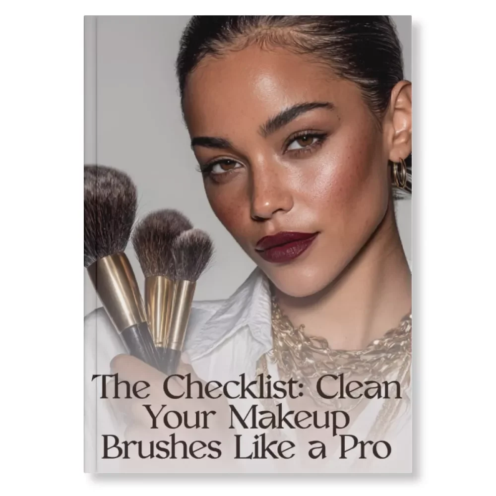 The Checklist: Clean Your Makeup Brushes Like a Pro | Printable Digital Download | How to Clean Makeup Brushes Effectively Guide for Beauty Lovers, Makeup Artists & Skincare Enthusiasts