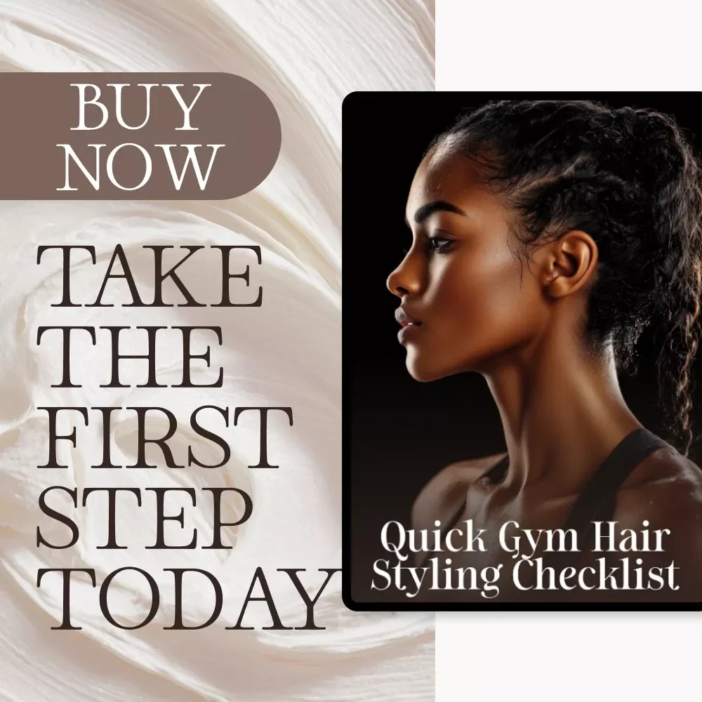 Quick Gym Hair Styling Checklist | Printable Guide for Effortless Workout Hair | Digital Download for Fitness Beauty Routines | How to Style Hair for a Workout