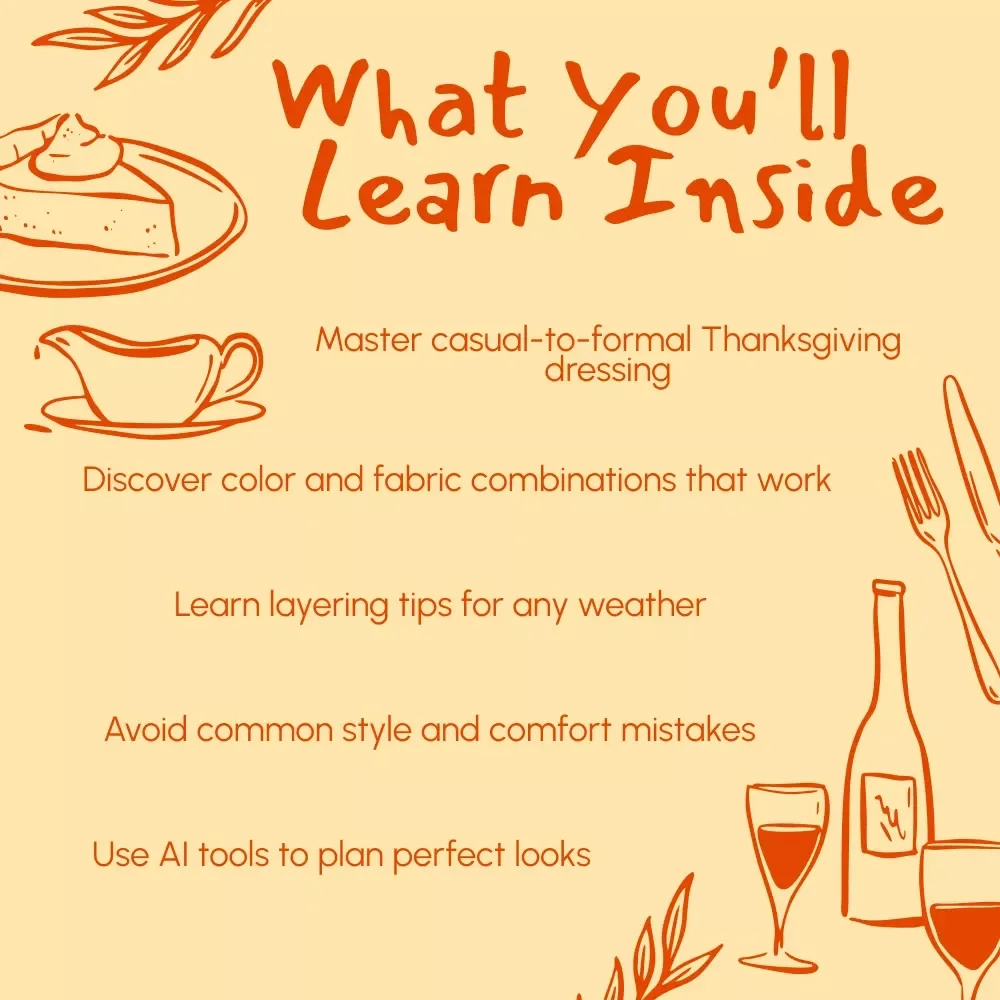 Thanksgiving Style for Men: Effortless Looks for Every Feast | Mens Thanksgiving Outfit Guide | Fall Fashion eBook for Modern Gentlemen