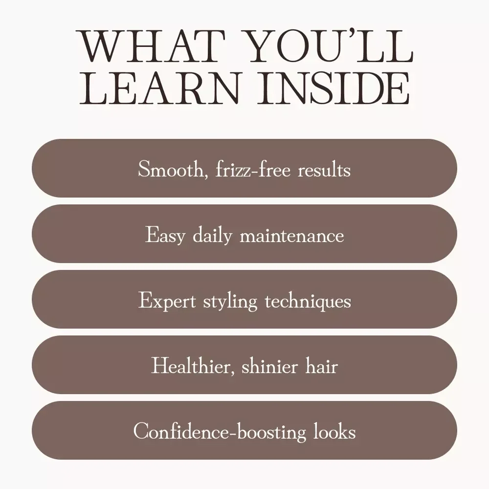 Sleek & Chic: Your Complete Guide to Effortlessly Straight Hair | Digital Haircare eBook | How to Achieve a Sleek Straight Hairstyle | Printable Hair Styling Guide