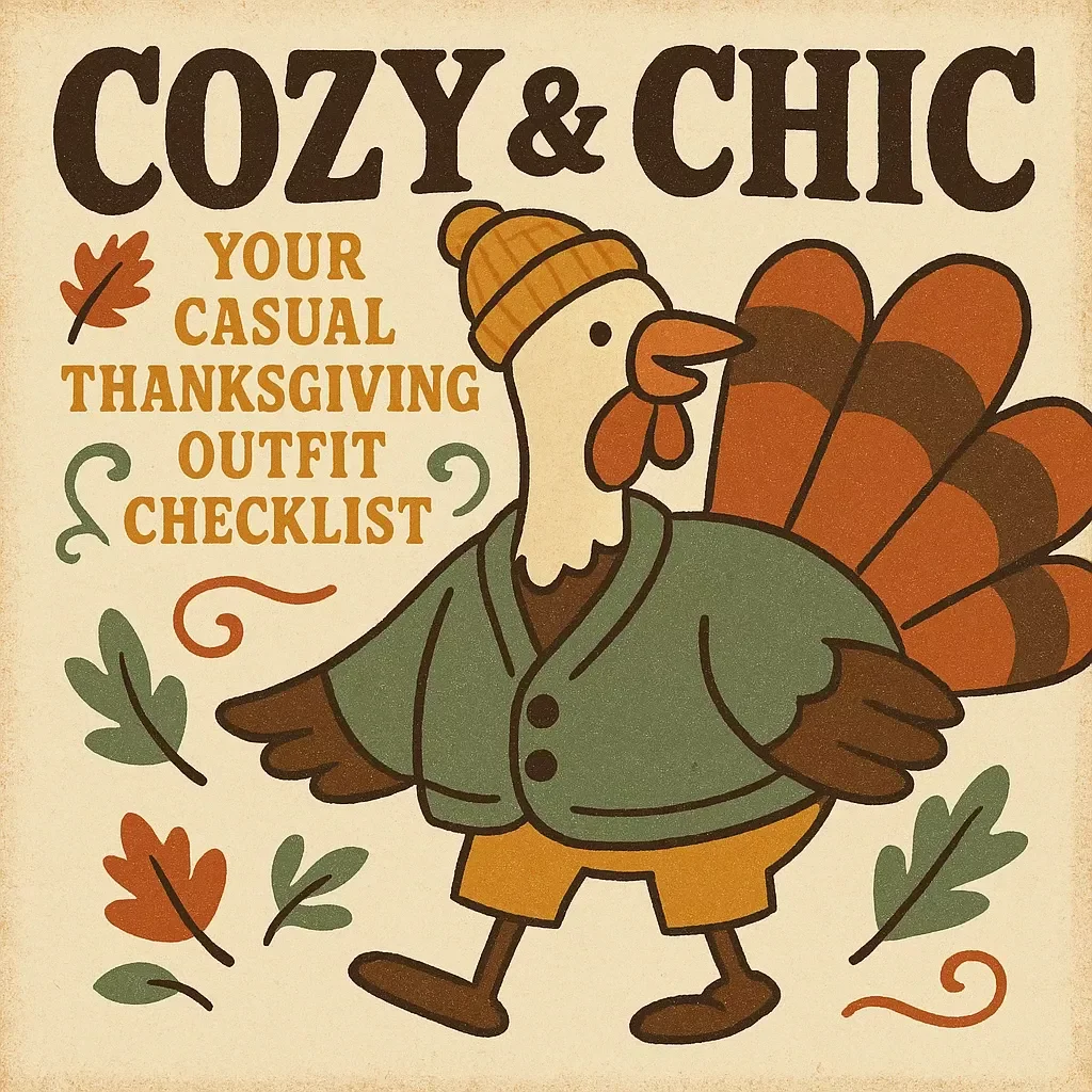 Cozy & Chic: Your Casual Thanksgiving Outfit Checklist | Fall Fashion Guide | Digital Download for Effortless Casual Thanksgiving Outfits