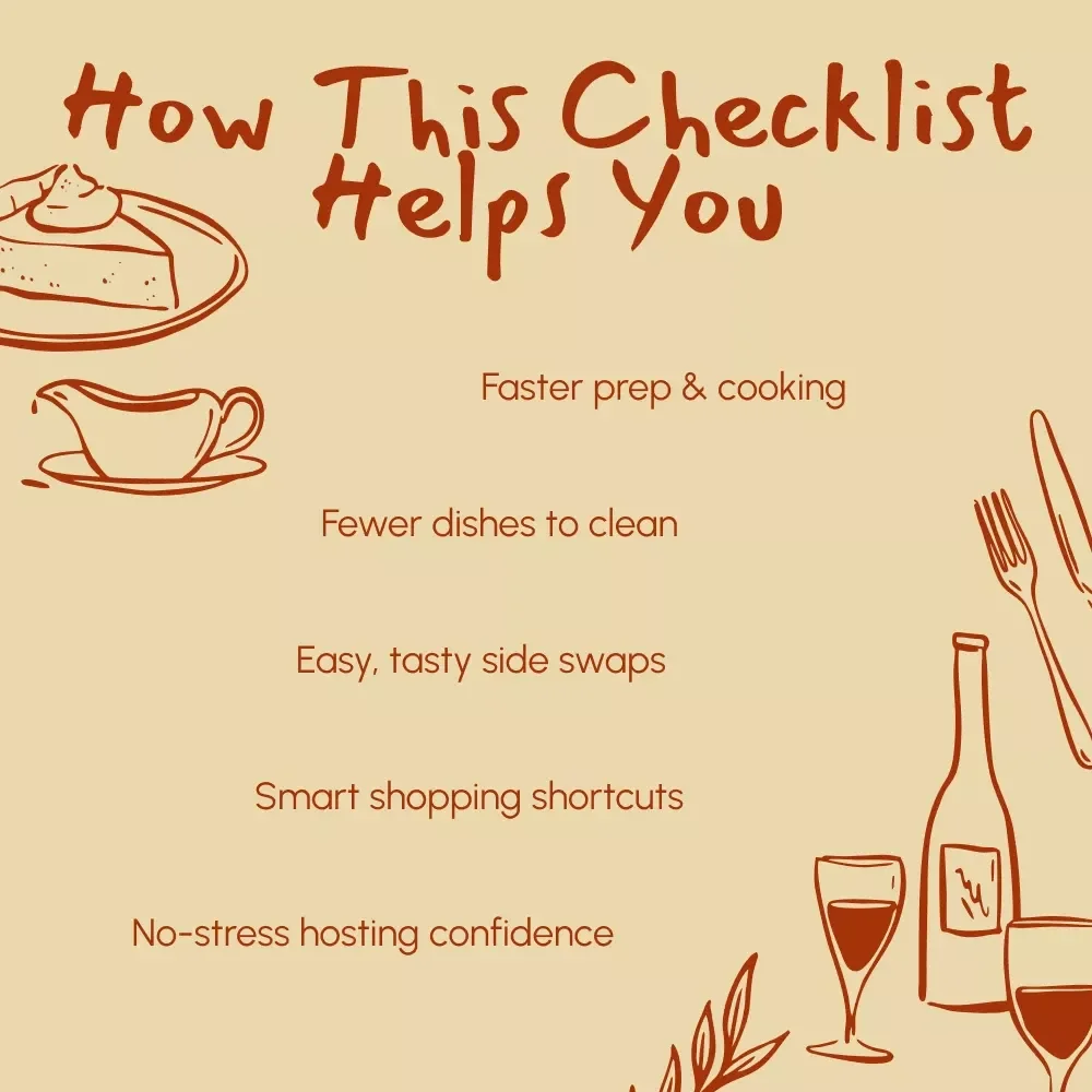 Last-Minute Thanksgiving Planning Hacks: Stress Less, Feast More | Printable Holiday Checklist | Instant Digital Download for Busy Hosts