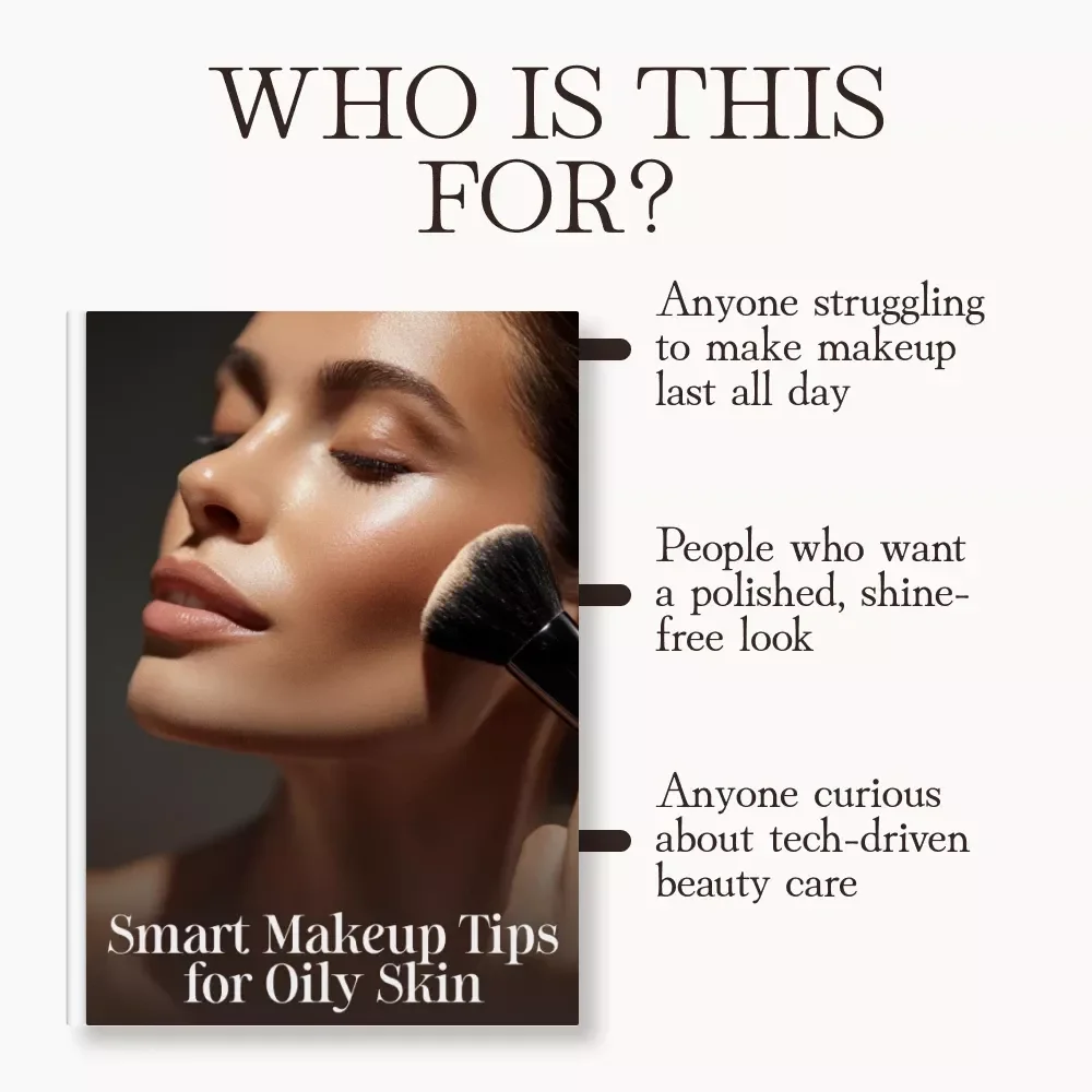 Smart Makeup Tips for Oily Skin | Digital Guide for Shine-Free Perfection | Makeup Tips for Oily Skin, Beauty Routine eBook, Instant Download