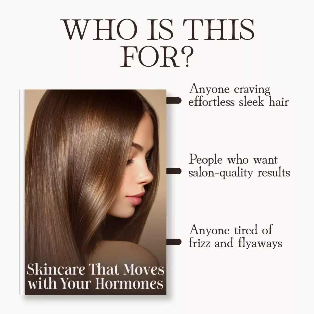 Sleek & Chic: Your Complete Guide to Effortlessly Straight Hair | Digital Haircare eBook | How to Achieve a Sleek Straight Hairstyle | Printable Hair Styling Guide