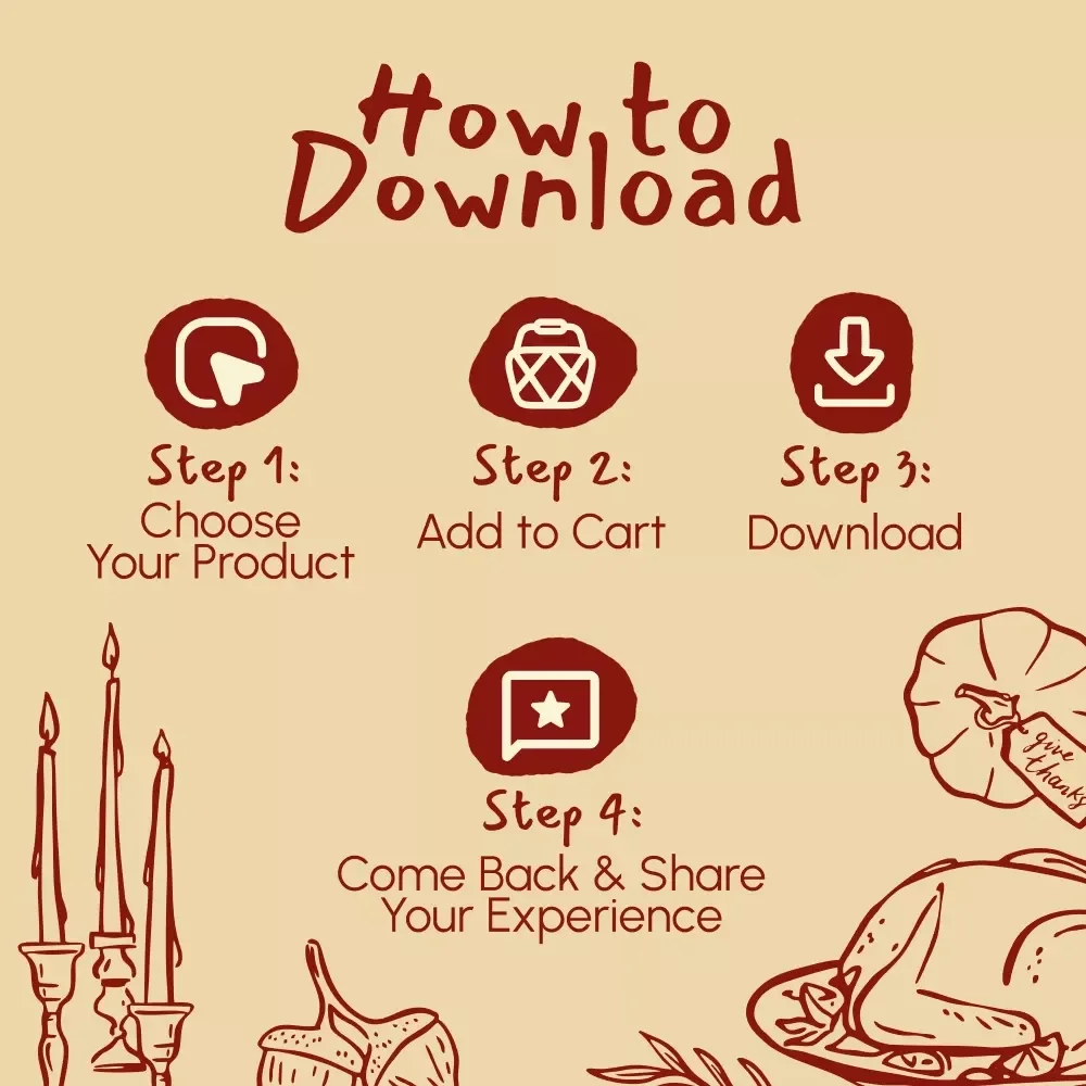 Thanksgiving Pantry Prep Checklist | Digital Download | Holiday Organization Guide | Printable Kitchen Checklist for Stress-Free Thanksgiving Cooking & Meal Planning