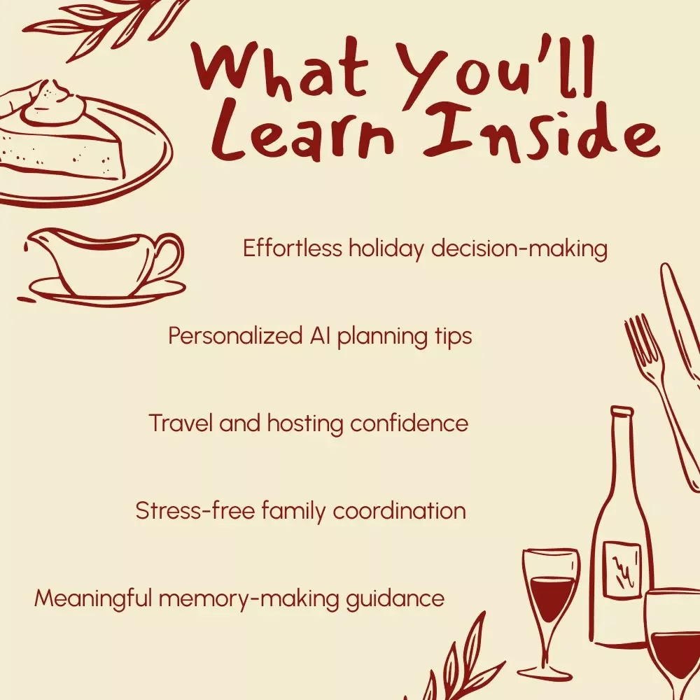 Where to Go for Thanksgiving: A Friendly Guide to Making the Holiday Memorable | Digital Thanksgiving Travel & Planning Guide for Families, Friends & Solo Travelers | Printable PDF eBook | where to go for thanksgiving