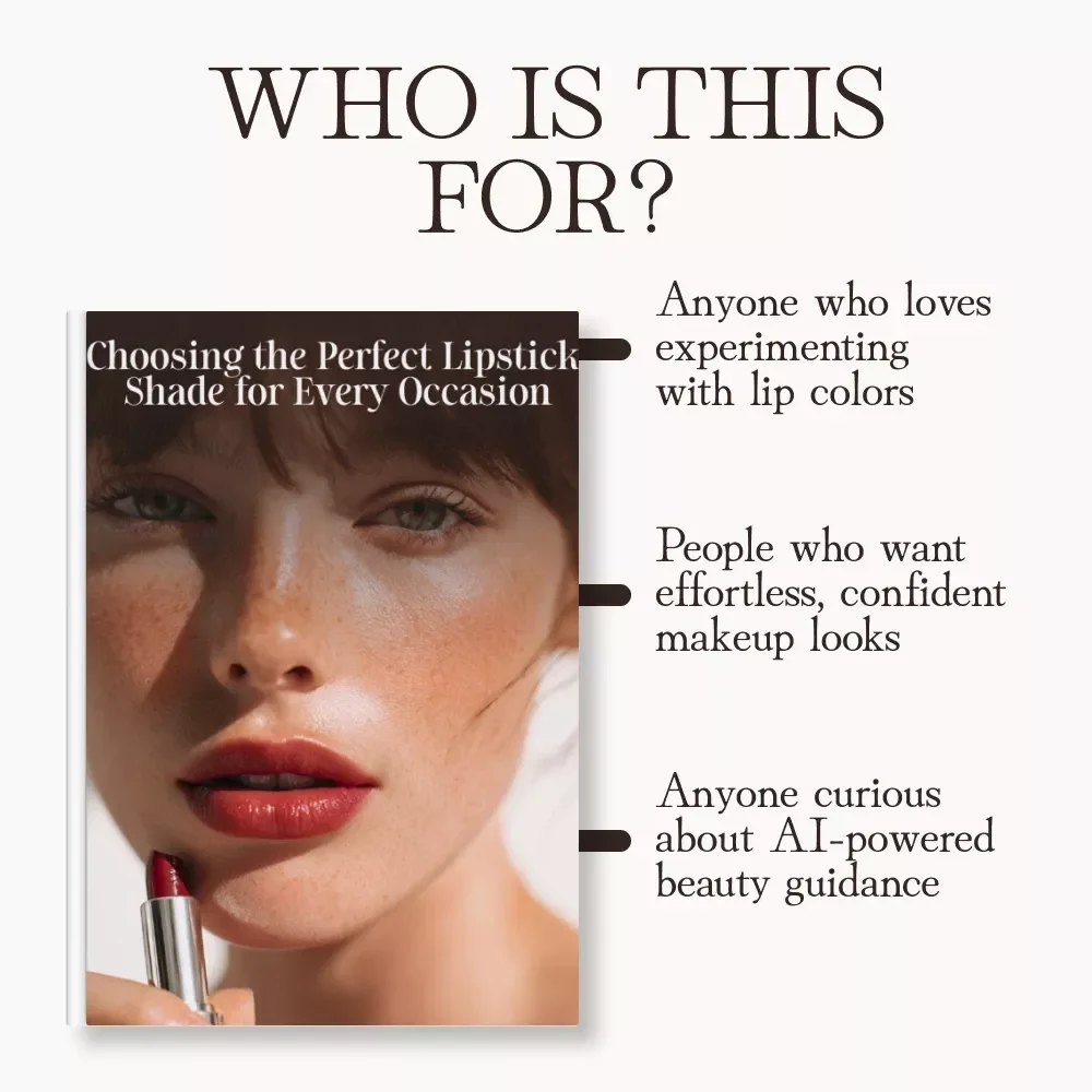Choosing the Perfect Lipstick Shade for Every Occasion | Digital Guide | How to Choose Lipstick for Different Occasions | Lip Color Matching eBook for Makeup Lovers