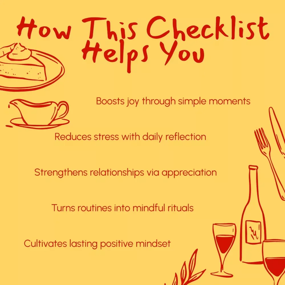 Playful Checklist for Practicing Mindful Gratitude | Digital Download Guide for Everyday Thankfulness & Joy | Printable Gratitude Journal Companion | What Does Mindful Gratitude Look Like