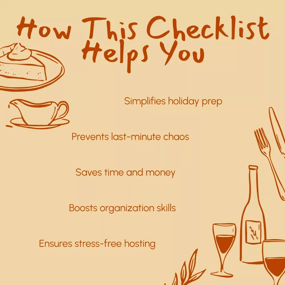 The Ultimate Thanksgiving Planning Timeline: Your Step-by-Step Countdown to Feast Day | Printable Thanksgiving Checklist | Thanksgiving Planning Timeline Guide for a Stress-Free Holiday