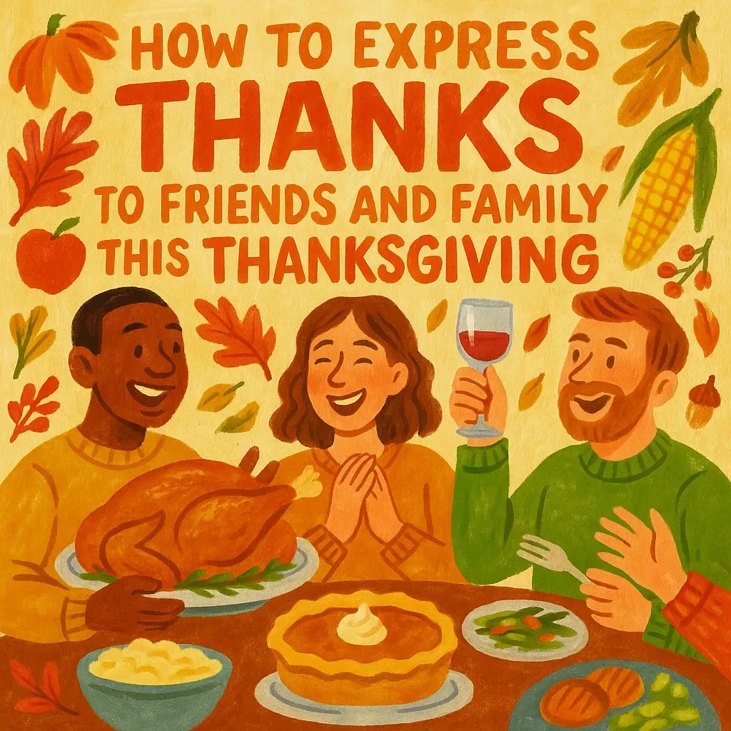 How to Express Thanks to Friends and Family This Thanksgiving | Printable Gratitude Guide, Holiday eBook, Meaningful Ways to Show Appreciation