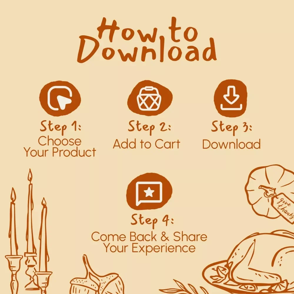 Thanksgiving for Growth: Personal Development Practice | Mindful Gratitude Guide for Self-Reflection, Goal Setting & Intentional Living | Digital Download for Personal Growth & Thanksgiving Mindfulness