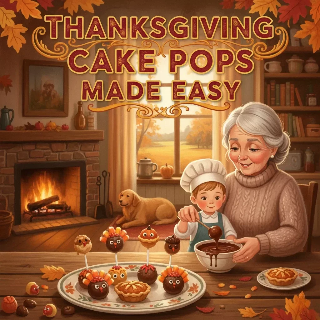 Thanksgiving Cake Pops Made Easy | Holiday Cake Pop Guide | Digital Download eBook for Beginners & Bakers | Thanksgiving Dessert Ideas, AI Decorating Tips, and Creative Fall Treats