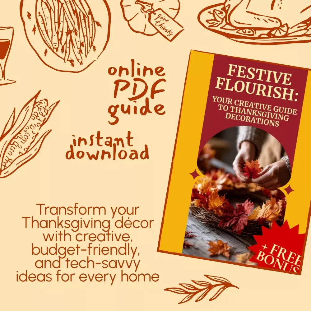 Festive Flourish: Your Creative Guide to Thanksgiving Decorations | DIY Thanksgiving Décor Ideas, Home Styling & Holiday Inspiration for a Cozy Celebration