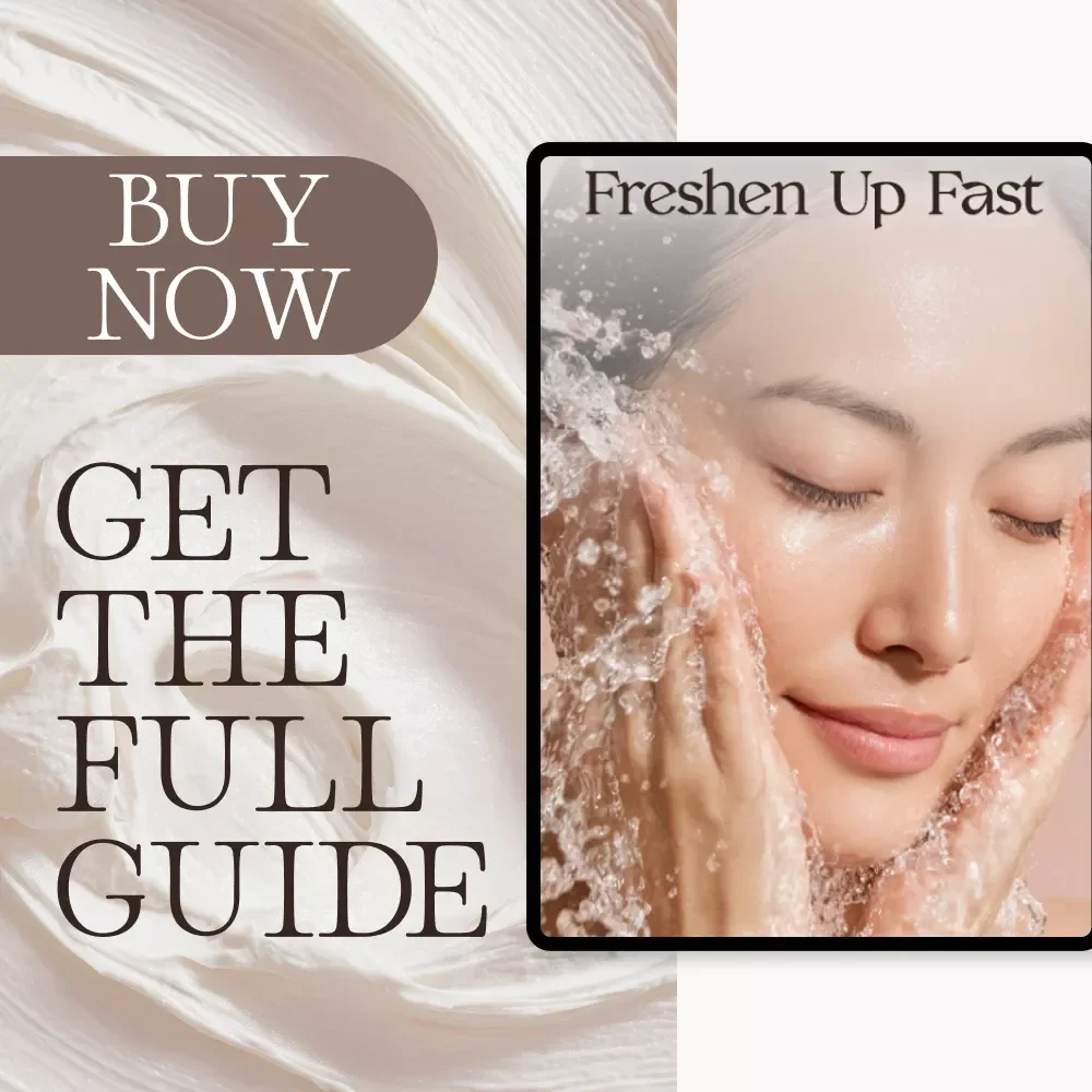 Freshen Up Fast | Makeup Refresh Guide for Busy Women | Best Way to Refresh Makeup During the Day | Instant Midday Touch-Up eBook for Flawless Skin