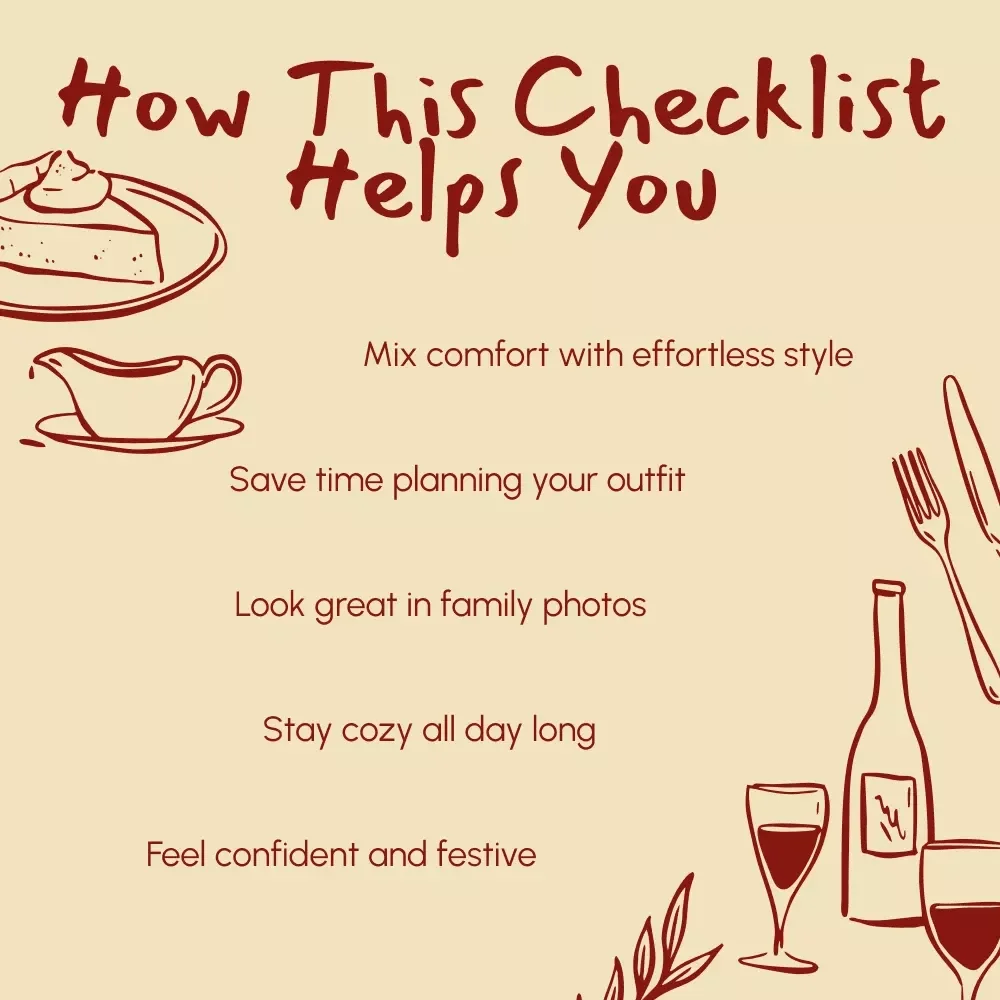 Cozy & Chic: Your Casual Thanksgiving Outfit Checklist | Fall Fashion Guide | Digital Download for Effortless Casual Thanksgiving Outfits