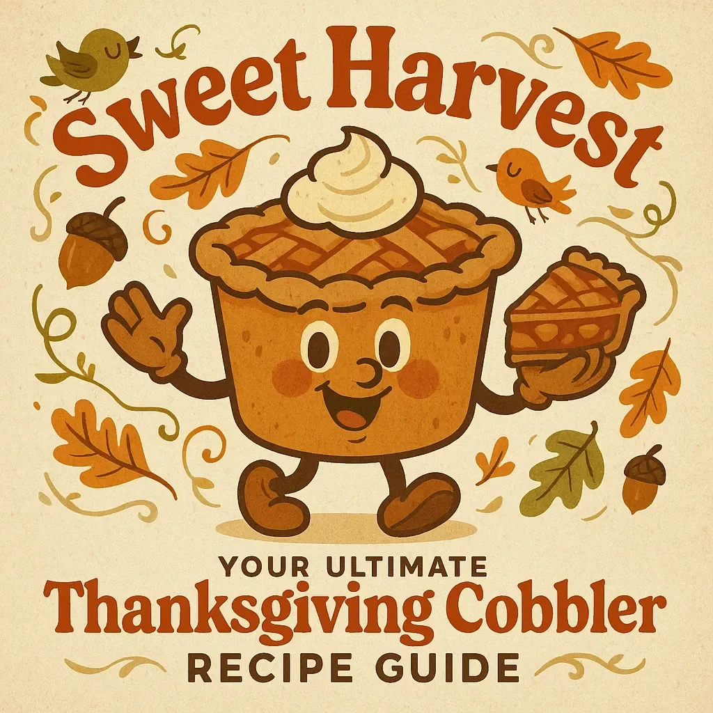 Sweet Harvest: Your Ultimate Thanksgiving Cobbler Recipe Guide | Fall Dessert eBook | Holiday Baking Digital Download | Thanksgiving Recipe Book | Cozy Autumn Cooking PDF