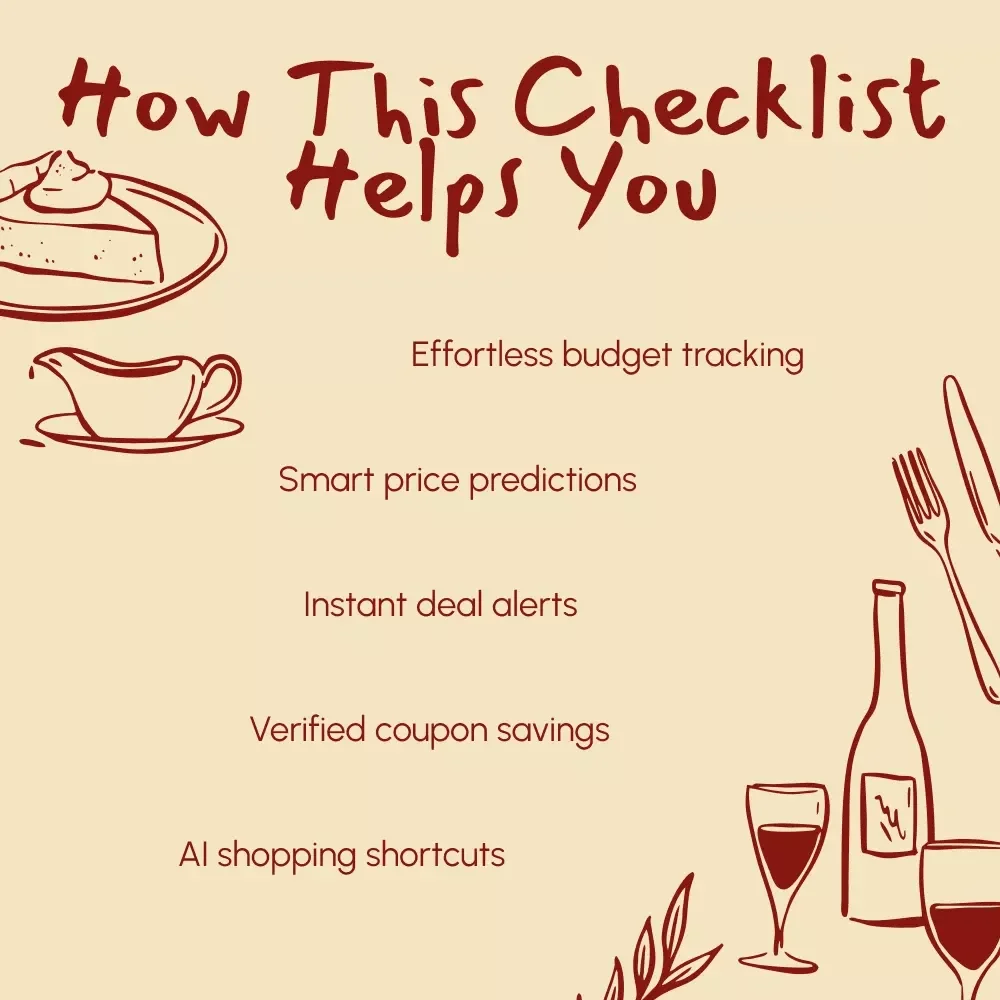 AI-Powered Thanksgiving Deals Checklist | Digital Download | How to Use AI to Find Thanksgiving Deals | Black Friday & Cyber Monday Savings Planner